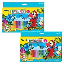 아모스 글라스데코 2, 혼합색상, 2세트