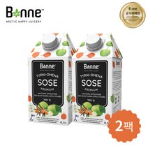 본네(Bonne) 씨벅톤 애플 퓨레 주스 500ml 2팩, 단품, 단품