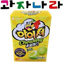 오리온 아이셔 츄잉캔디 청사과맛 42g, 1개