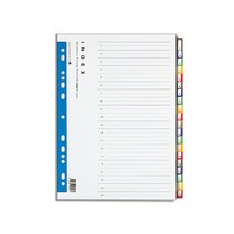 문화 A4 PP 인덱스 20분류 A692-7 (홀간격 80mm 사용)
