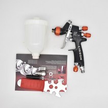 페인트 무선 에어 LISSON-미니 스프레이 건 1.2mm 250ml 컵 400cc 페인트 믹싱 컵 액세서리 자동차 트럭, 01 1.2mm black