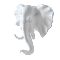 벽 교수형 키 행거 후크 접착 코트 후크 동물 디스플레이 랙 옷 키 벽에 매달려 스토리지 뿔 옷걸이, O