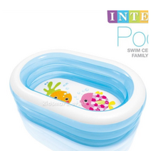 인텍스 원형 에어 풀장 돌핀 57482NP, 혼합 색상