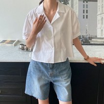 퍼니걸스 5290 소매 셔링 퍼프 반팔 블라우스 여성의류