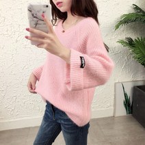 가을 옷 나팔 소매 상의 여자 긴팔 토시 스웨터 학생 패션 초가을 니트 붐