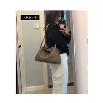 2021 새로운 야생 어머니 가방 린디 가방 소가죽 의사 가방 가죽 여성 가방 어깨 휴대용 베개 의학 가방