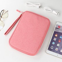 테블릿 PC 아이패드 갤럭시탭 수납 파우치, 핑크