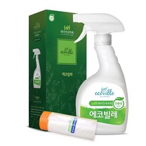 에코빌레 셀프 에어컨 청소 세정제 500ml_마스크증정, 1개, 500ml