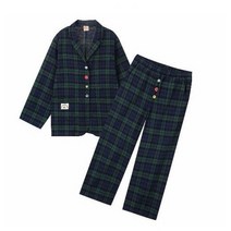 네파키즈 네파키즈 KGF5903 로브로브 체크 아동 로브 상하세트