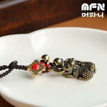 FANSDA 10종 비휴 두꺼비 코끼리 물고기 재물 고양이 조롱박 금전운 열쇠고리 키링 풍수 악세사리 장식 소품, 조롱박 키링