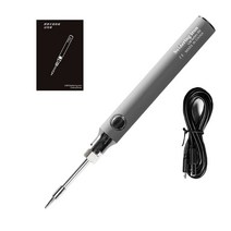 전기용접기 스포트용접기 미니스폿용접기 5V 새로운 회색 USB 휴대용 충전식 8W 내부 가열 유형 납땜 인두, 02 Grey-B_01 8W