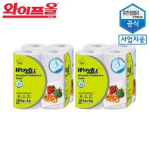 와이프올 41413-02 에어포켓 키친타올 261매 x 4롤 2팩
