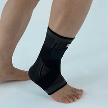 실루엣 의료용 발목보호대 압박밴드 등산 아대, AB119 발목보호대 블랙, 1개