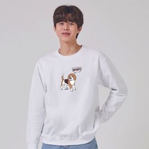 비글 퍼피 Beagle 강아지 dog puppy 반려견 반팔티, 반팔화이트, 130(어린이)