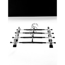 실리콘논슬립 바지걸이 논술립 코팅 옷걸이 10개, 화이트, 31cm