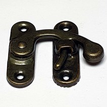 H 걸고리 40 2p/ 옛날 문고리 가방 상자 옷장 고가구 잠금장치 보수수리 목공예재료 diy 인테리어장식소품