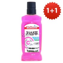 1+1 불스원 카샴푸-530ml 카워시 세차샴푸 자동차샴푸 세정제 소낙스 캉가루 맥과이어스 익스트림 크리스탈, 2개, 530ml