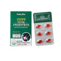 데일리원 관절쌩쌩 리프리놀 초록입홍합추출 30정x1통
