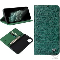 기타 바보사랑[수나르]아이폰11 11프로 11프로맥스 악어가죽 카드지갑 스탠딩 핸드폰 케이스, 아이폰11프로/spc123그린, 그린