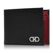 페라가모 [라벨루쏘] [페라가모] 66 A066 NERO RED 0685994 간치니 반지갑
