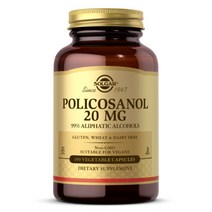 솔가 폴리코사놀 쿠바산 20mg 100정 직구 non GMO 비건 코셔 솔땡