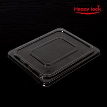 해피락 배달 포장 실링용기 23194-5A 23194-2A 2칸 5칸 뚜껑 600개, 2319 뚜껑 600개, 투명
