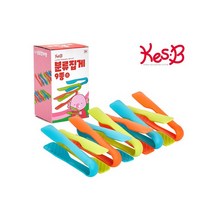 캐스비플레이 분류집게9종 /분류놀이 집게놀이 소꿉놀이 역할놀이 물건집기 집어옮기기 소근육발달 감각 힘조절 역할 주방완구 부엌놀이 가게놀이 물건잡기 마트놀이, 1세트
