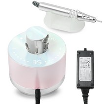 세신드릴 네일전동드릴 네일아트드릴 네일그라인더 브러시리스 매니큐어 기계 전문 전기 샌더 소음 커터 살롱, jmd218-핑크, au 플러그(220-240v)