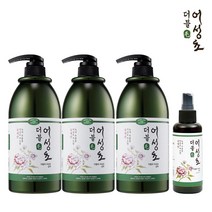 더블모 어성초 샴푸 1000ml x 3개 + 헤어토닉 150ml 4종세트 1세트, 샴푸3개+헤어토닉1개