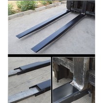 지게차 지게발 코끼리발 확장 굴삭기 포크 3톤 연장 톤, A.(5mm)1.5T 110x45x1.5m