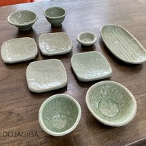 도자기가 새라2인세트 도자기그릇, 소예(청자)