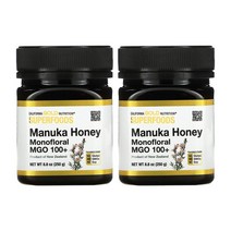 1+1 캘리포니아골드 뉴트리션 슈퍼푸드 마누카꿀 단일꽃 MGO 100+ 250g, 1개, 기본