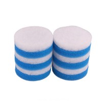수족관 어항 필터 스폰지 여과기 용품 Eheim Classic 350 / 2215 (6x Poly Fine Blue Coarse) 에 적합한