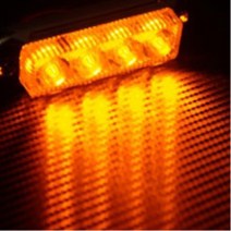볼보 트럭 LED 사이드 차폭등 램프 24V 엘이디 덤프 용달 관광버스 5톤구형, 블루, 1개