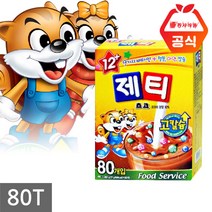 제티 쵸코렛맛 코코아분말, 17g, 80개입, 1개