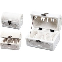 Forged Dice Co. Mimic Chest Dice Storage Box - Container Holds up to 5 Sets of Polyhedral Dice or 35, 02 도색되지 않은