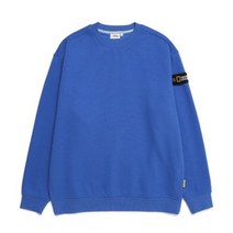 [국내매장판] 내셔널지오그래픽 남성 스탠다드 벨룩스 세미 오버핏 기모 맨투맨 티셔츠 BLUE N224USW901 1506419