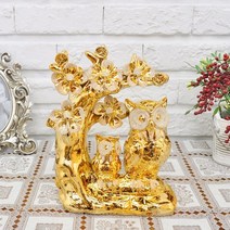 BnH 동물장식소품 나무부엉이 장식소품 DM_4315, 단품