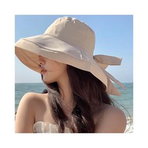 와이케이하우스 Ai Jiawei 일본 UVCUT 태양 모자 여성 접는 자외선 큰 테두리 어부 모자_69366