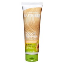 Garnier Nutrisse 5분 영양 컬러 헤어 마스크 트리플 오일 함유 염색 모발용 골든 블론드 118.3ml(4.2온스) 가니에르, Golden Blonde