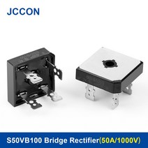 2개 S50VB100 다이오드 브리지 정류기 (50A1000V S50VB 100 에어컨 용 전기 용접기