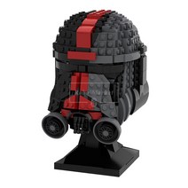 호환블럭 스타워즈 결함 분대 사냥꾼 헬멧 MOC-C7437 창작 신제품