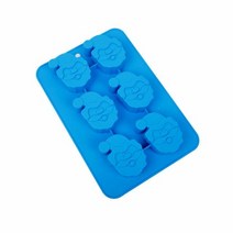 [KT알파쇼핑]크리스마스 산타클로스 산타얼굴 6구 실리콘몰드