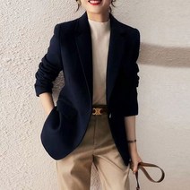 무드무드 오펜 싱글버튼 모직자켓