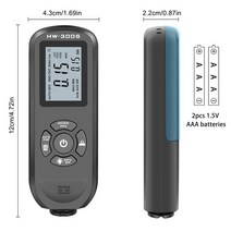 도장 두께 측정 HW300PRO 코팅 게이지 자동차 페인트 필름 테스터 도구 02000UM, HW-300S Horizontal