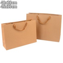 4p 대형 선물 종이 무지 쇼핑백 가방 5개 기념품 아빠 업장 부모님 튼튼 빅, 단일사이즈