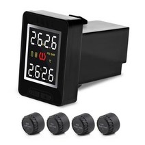 도요타 랜드크루저 캠리 용 4 개의 외부 센서 LCD 모니터가 있는 U912 TPMS 무선 자동 자동차 타이어 압력 모니터링 시스템, External