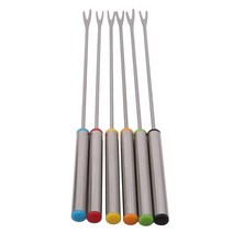초콜릿중탕기 초콜릿분수 2구 1구 가정용 미니 6PS/Set Stinss Steel hoolte ese Fruit Dessert Hot Pot Fo, 01 multiolor
