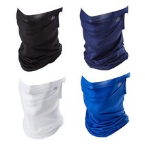 ON 멀티 마스크 운동선수 썬블럭 버프 여름용 귀걸이 스포츠용 자전거 골프 아이스 쿨링 냉감 빠른 발송, 블랙