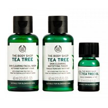 [더바디샵][선물포장] 티트리 3종 선물세트 (티트리오일 10ML 페이셜워시 토너), 단일속성